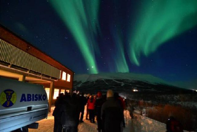 Aurora Boreal em Abisko, Suécia - edublin
