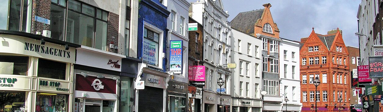 Grafton Street é a 17ª rua comercial mais cara do mundo para aluguel, com o metro quadrado valendo € 3.024